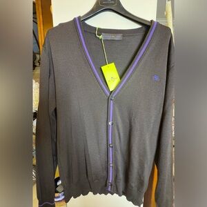 Etro Black and Purple Men's Sweater